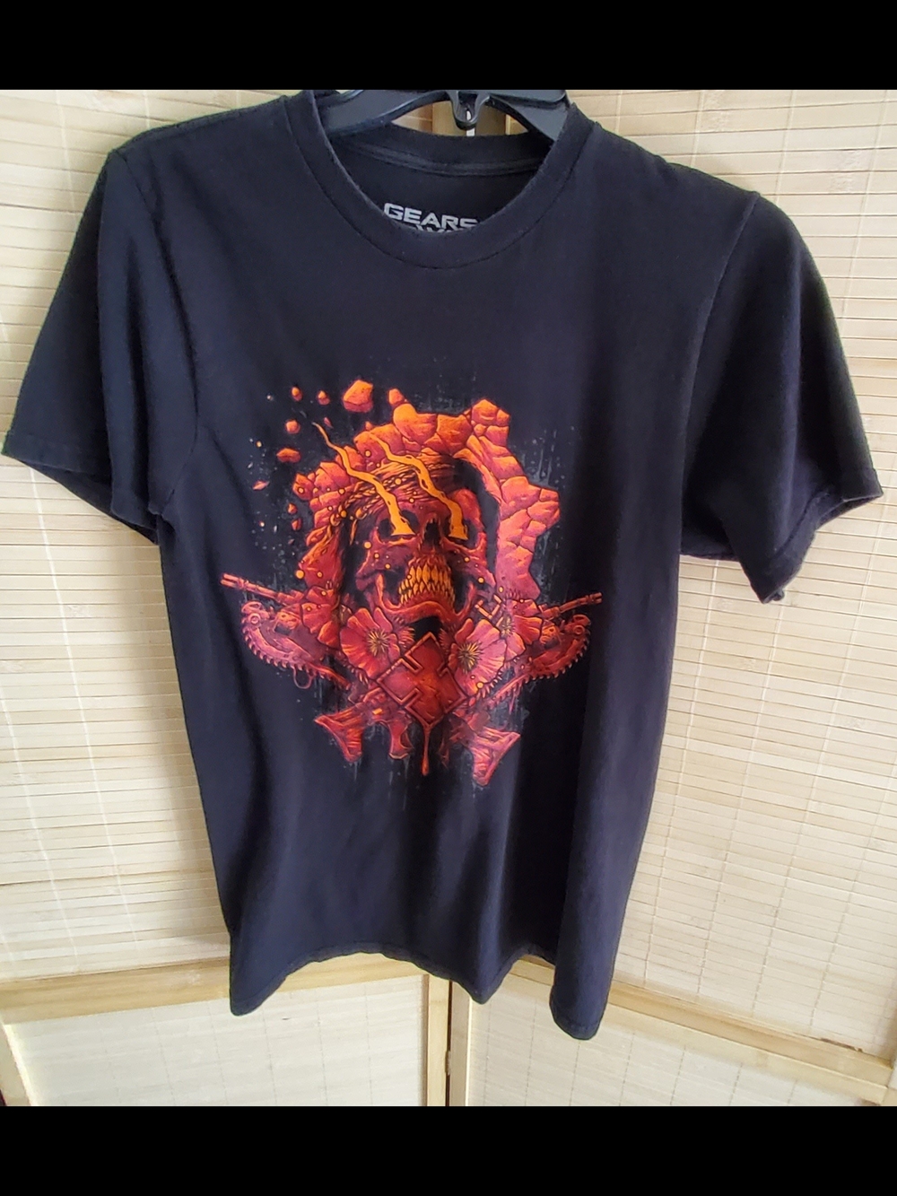 Gears Of War 5 Video Game Black Graphic Skull Tee